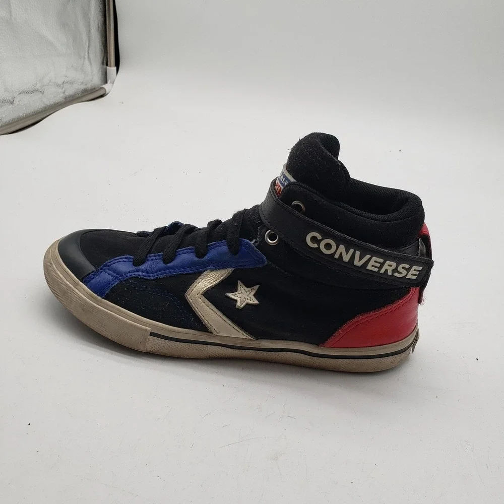 Converse‎ All Star Shoes Kids Size 4 Multicolor High Top Strap Lace Up Sneakers